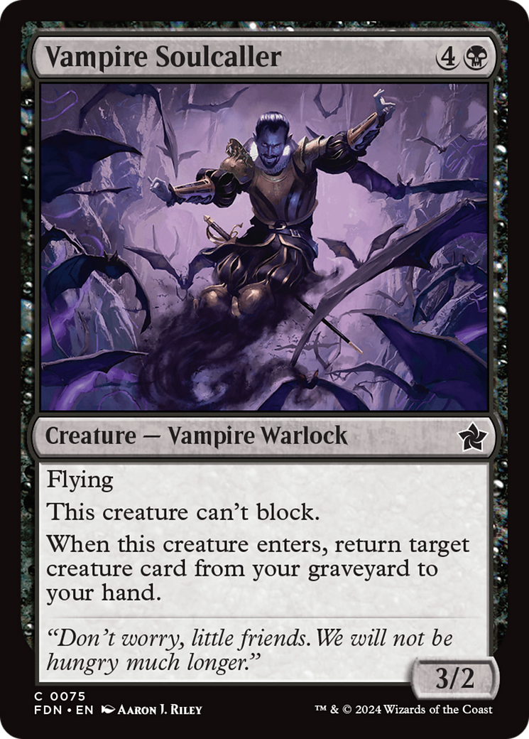 {@C} Vampire Soulcaller [Foundations][FDN 075]