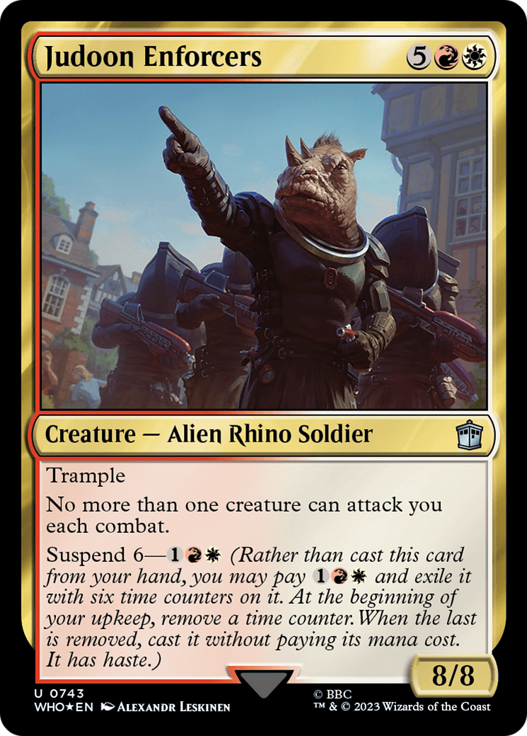 {C} Judoon Enforcers (Surge Foil) [Doctor Who][WHO 743]