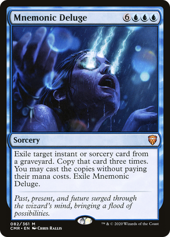 {R} Mnemonic Deluge [Commander Legends][CMR 082]
