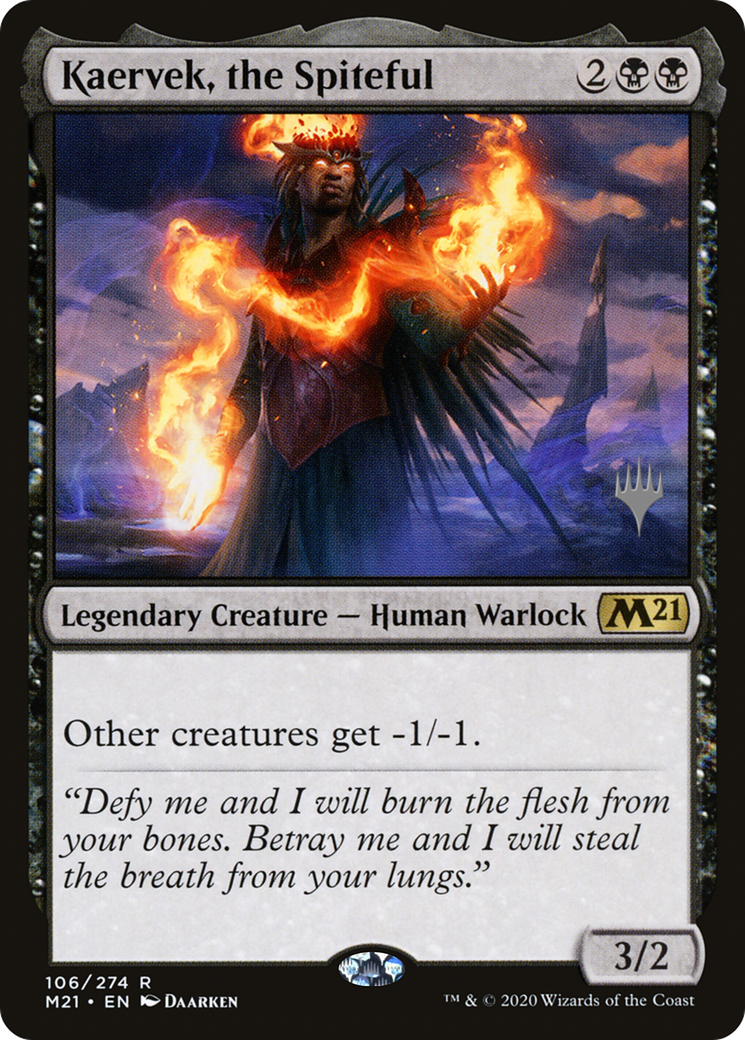 {R} Kaervek, the Spiteful (Promo Pack) [Core Set 2021 Promos][PP M21 106]