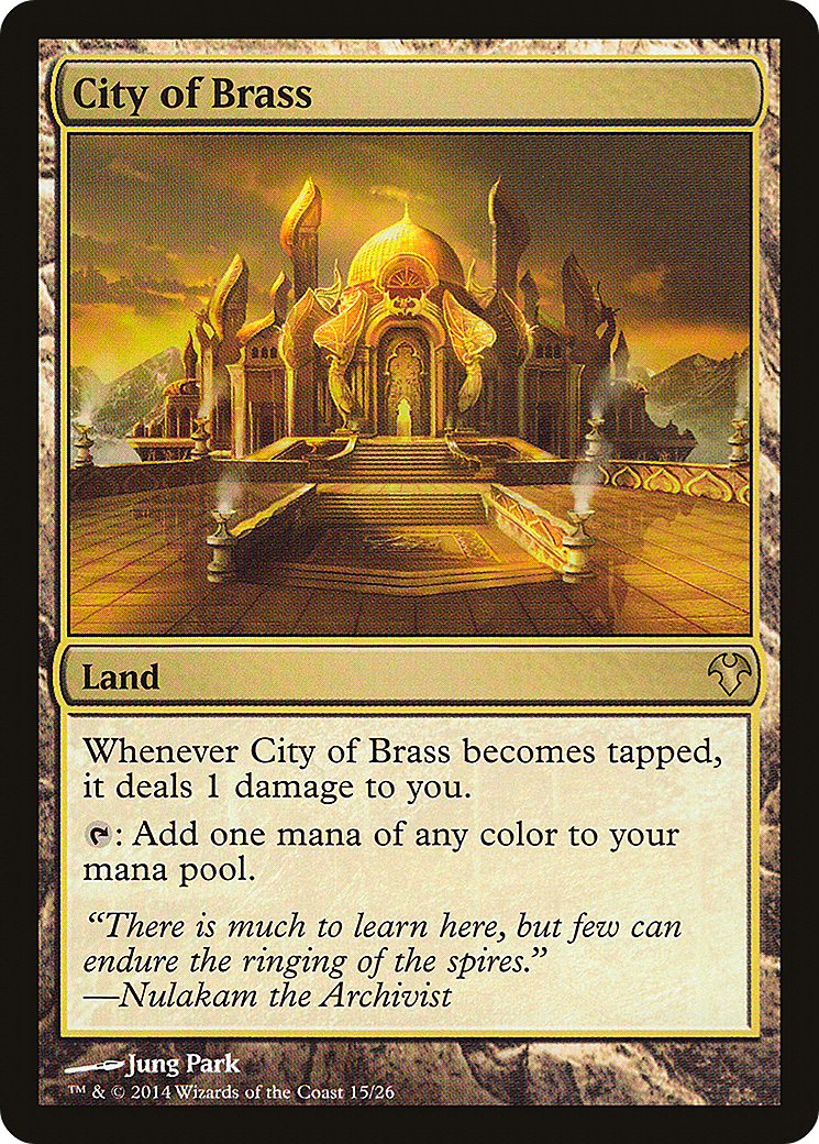 {R} City of Brass [Modern Event Deck 2014][MD1 015] - Misty Mountain Games