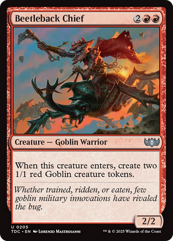 {C} Beetleback Chief [Tarkir: Dragonstorm Commander][TDC 205]