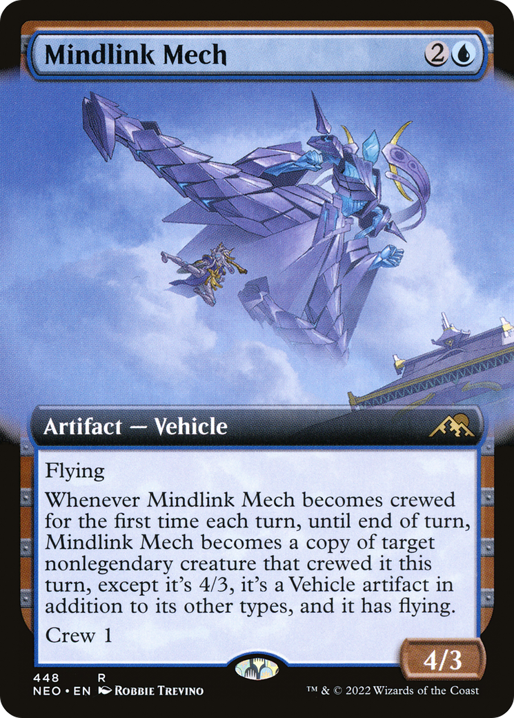 {R} Mindlink Mech (Extended Art) [Kamigawa: Neon Dynasty][NEO 448]