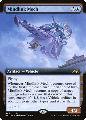 {R} Mindlink Mech (Extended Art) [Kamigawa: Neon Dynasty][NEO 448]