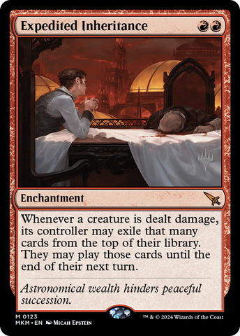 {R} Expedited Inheritance (Promo Pack) [Murders at Karlov Manor Promos][PP MKM 123]