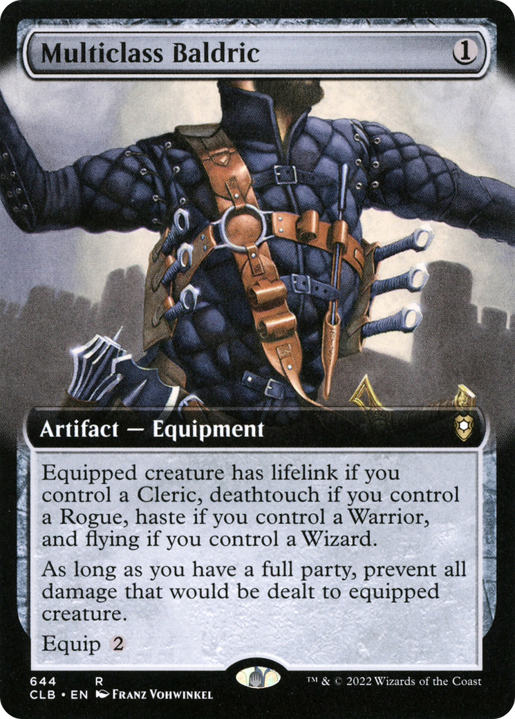 {R} Multiclass Baldric (Extended Art) [Commander Legends: Battle for Baldur's Gate][CLB 644]