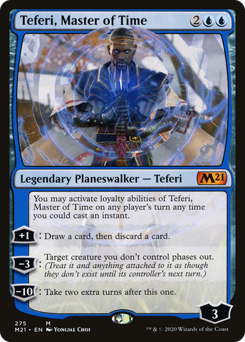 {R} Teferi, Master of Time (275) [Core Set 2021][M21 275]