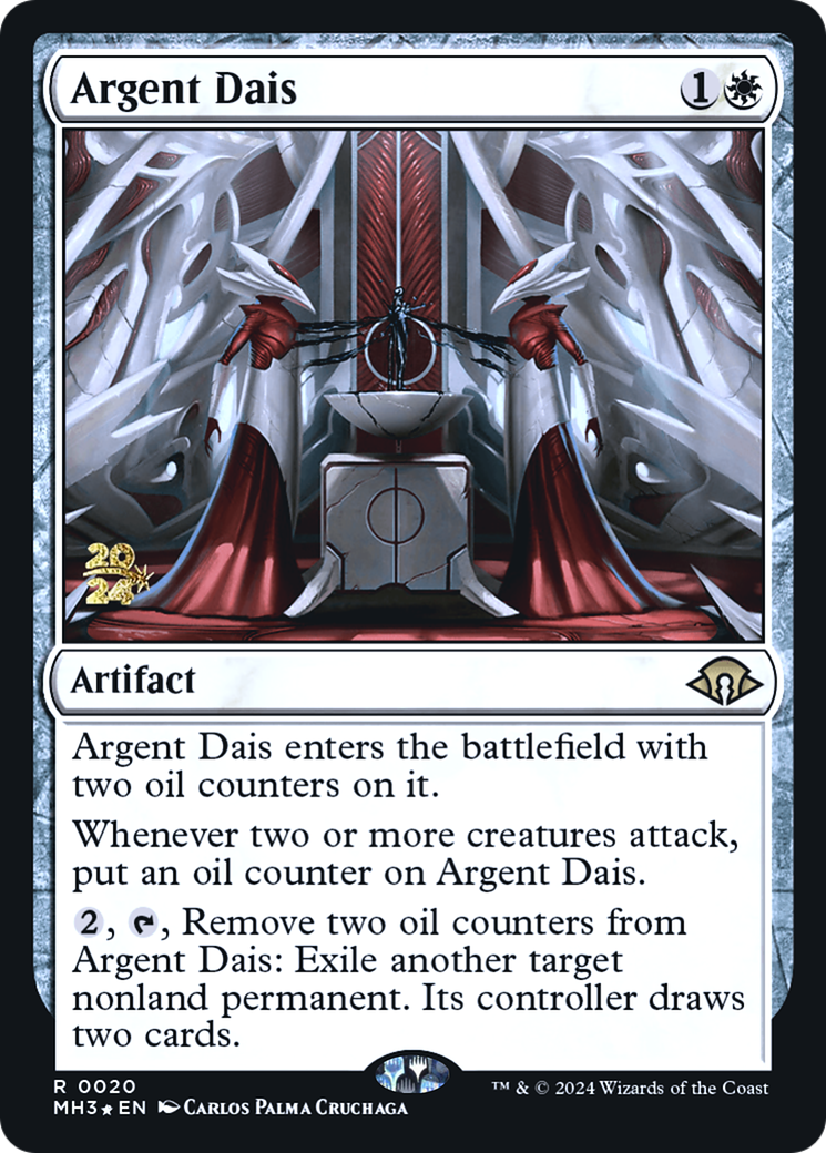 {R} Argent Dais [Modern Horizons 3 Prerelese Promos][PR PMH3 020]