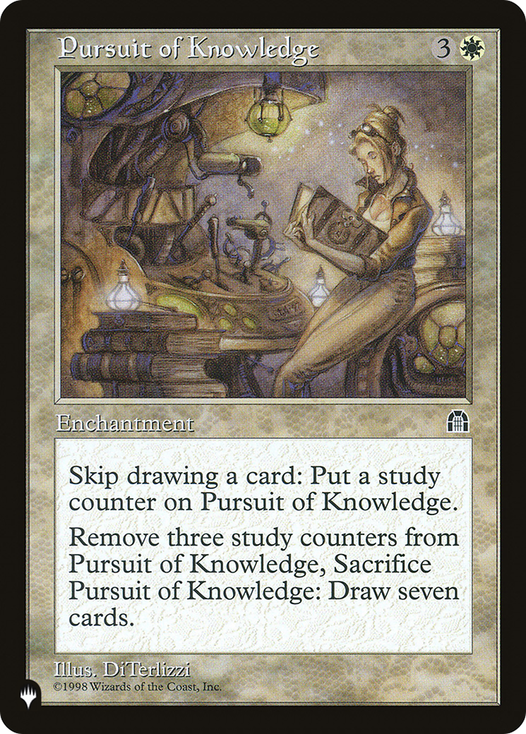 Pursuit of Knowledge [LIST ]