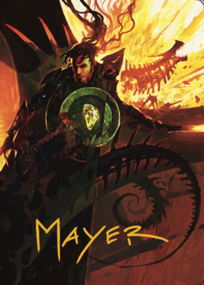 {A} Mishra's Command Art Card (Gold-Stamped Signature) [The Brothers' War Art Series][GS ABRO 033]