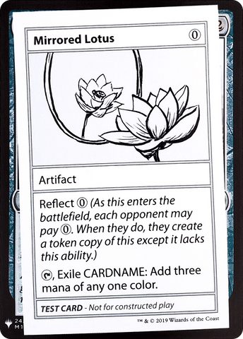 {R} Mirrored Lotus [Mystery Booster Playtest Cards][CON CMB1 107]