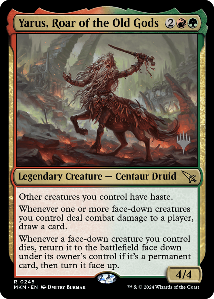 {R} Yarus, Roar of the Old Gods (Promo Pack) [Murders at Karlov Manor Promos][PP MKM 245]
