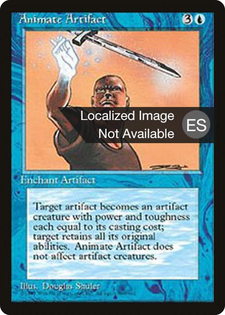{F} Animate Artifact [Fourth Edition (Foreign Black Border)][FBB 4ED 060]