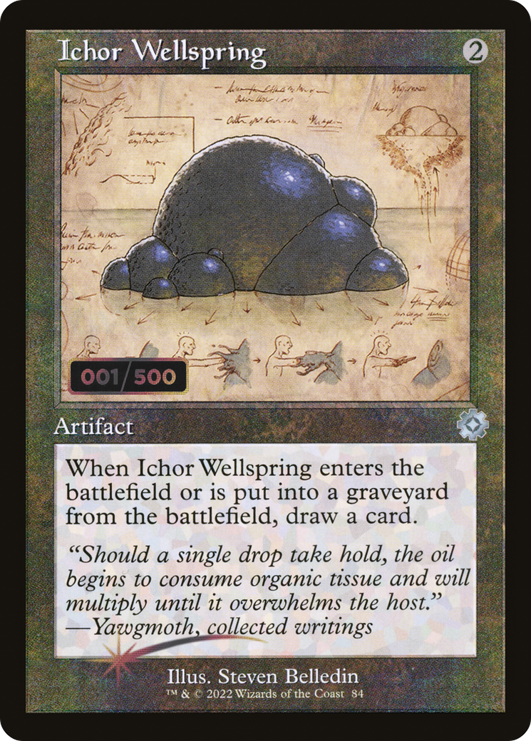 {C} Ichor Wellspring (Schematic) (Serial Numbered) [The Brothers' War Retro Artifacts][BRR 084]