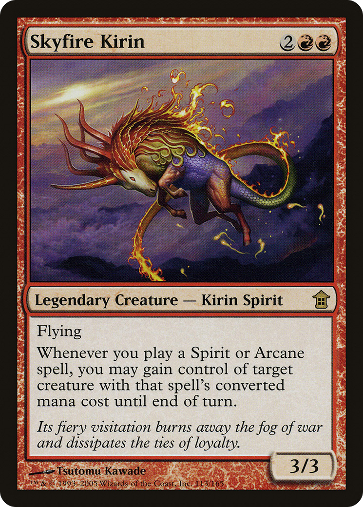 {R} Skyfire Kirin [Saviors of Kamigawa][SOK 113] - Misty Mountain Games