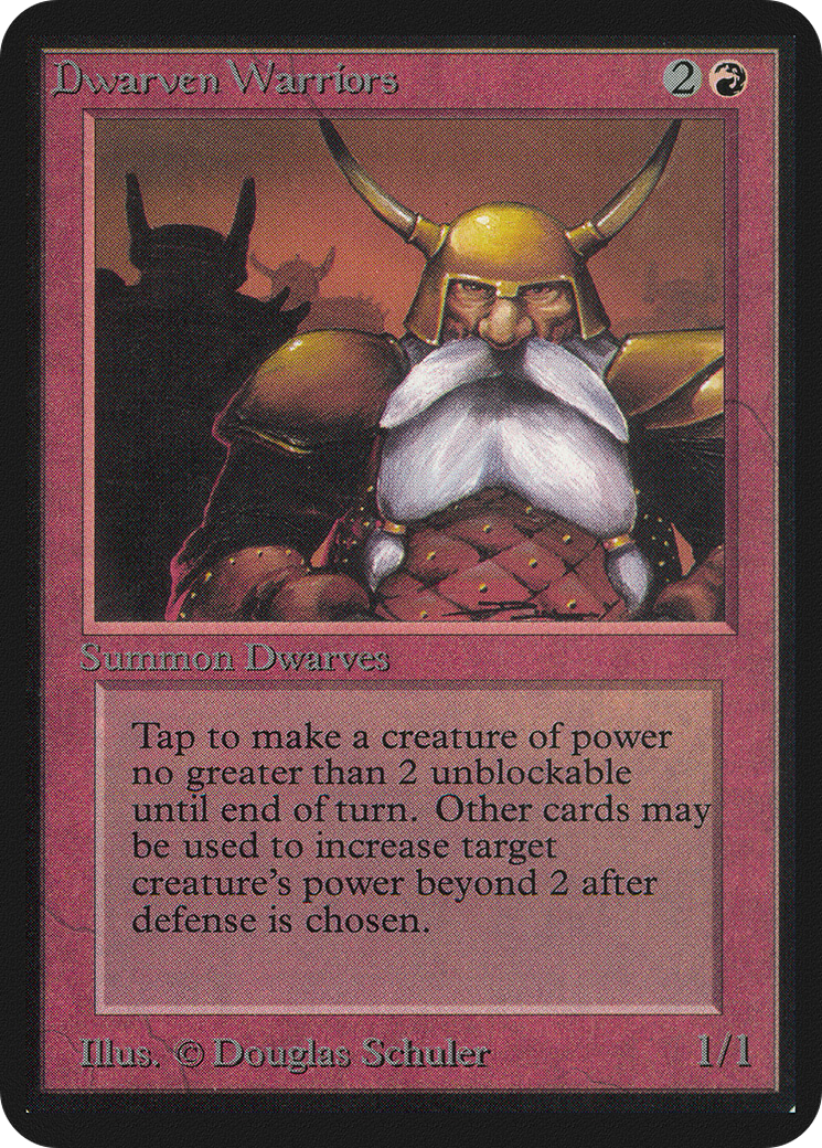 {C} Dwarven Warriors [Alpha Edition][LEA 143]
