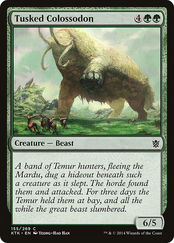 {C} Tusked Colossodon [Khans of Tarkir][KTK 155]