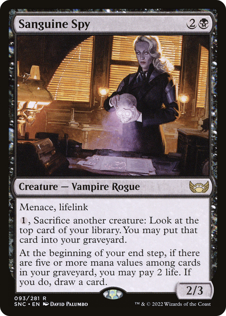 {R} Sanguine Spy [Streets of New Capenna][SNC 093]