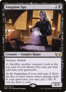 {R} Sanguine Spy [Streets of New Capenna][SNC 093]