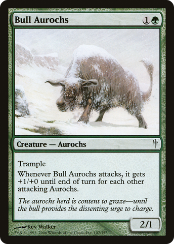 {C} Bull Aurochs [Coldsnap][CSP 107]