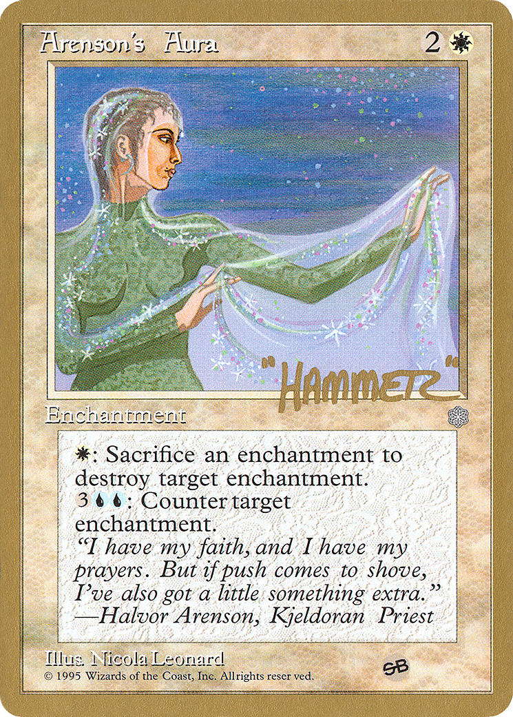 {C} Arenson's Aura (Shawn "Hammer" Regnier) (SB) [Pro Tour Collector Set][GB PTC SHR3SB]