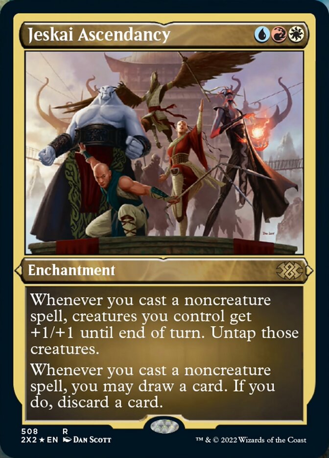 {R} Jeskai Ascendancy (Foil Etched) [Double Masters 2022][2X2 508]
