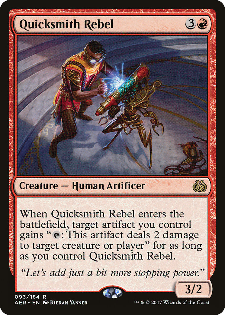 {R} Quicksmith Rebel [Aether Revolt][AER 093] - Misty Mountain Games