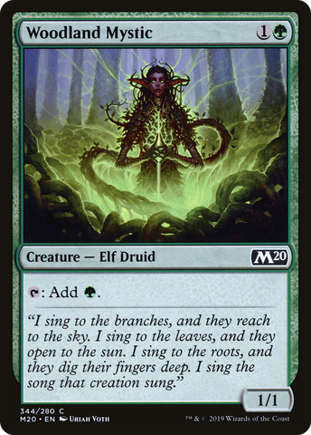 {C} Woodland Mystic [Core Set 2020][M20 344]