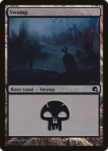 {B}[GRV 029] Swamp (Foil) [Premium Deck Series Graveborn]