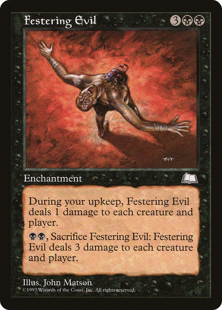 {C} Festering Evil [Weatherlight][WTH 068]
