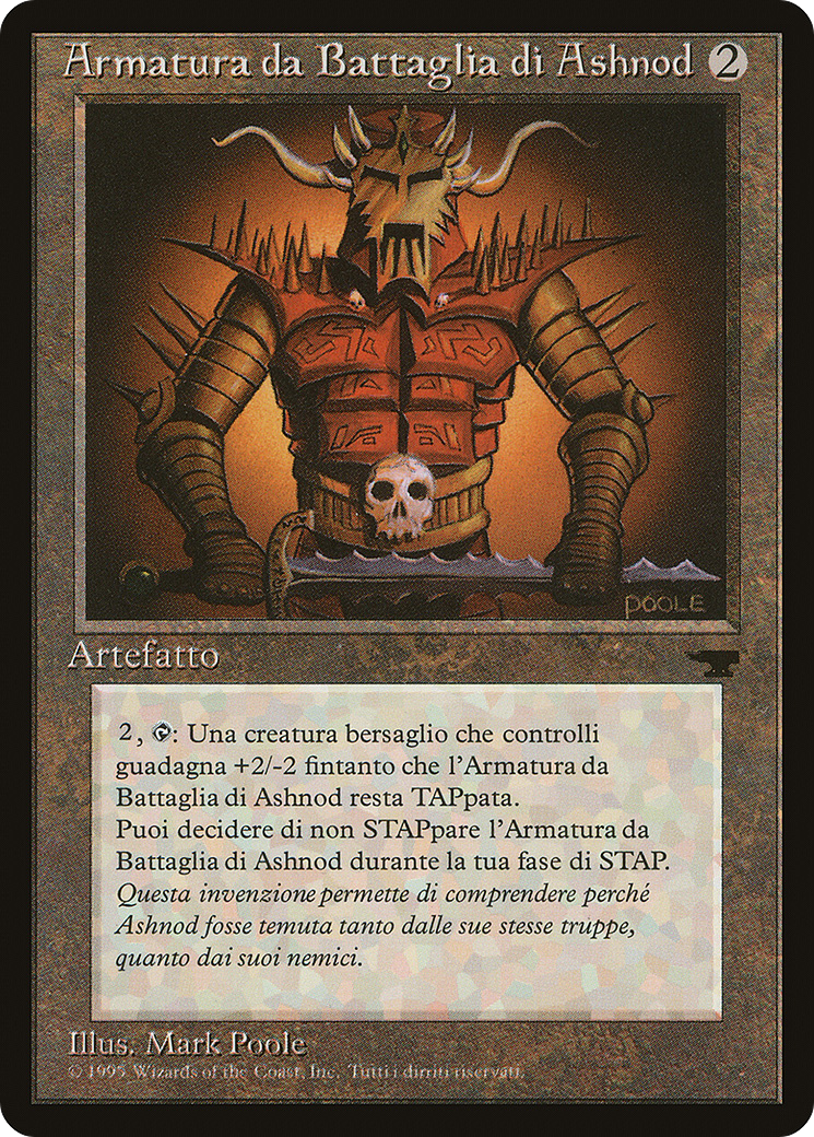 {C} Ashnod's Battle Gear (Italian) - "Armatura da Battaglia di Ashnod" [Rinascimento][RIN 102]