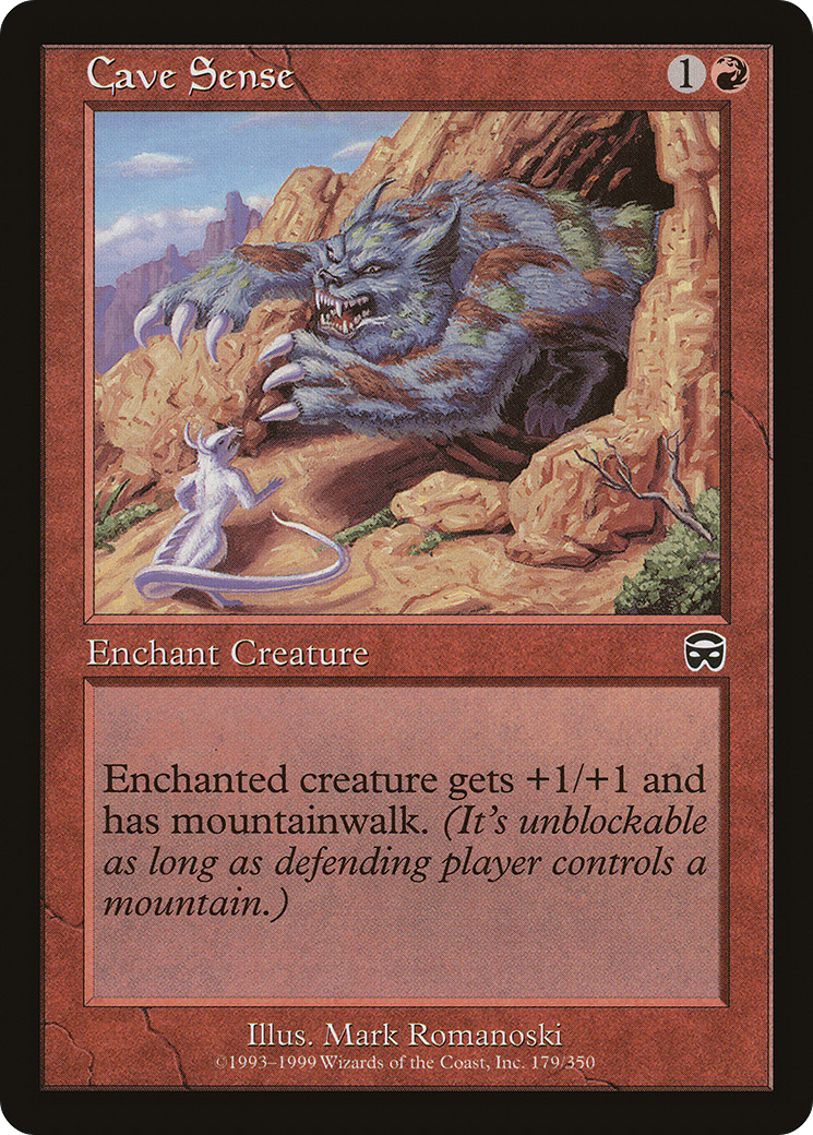 {C} Cave Sense [Mercadian Masques][MMQ 179]