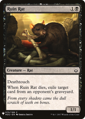 {C} Ruin Rat [Mystery Booster][LS HOU 075]