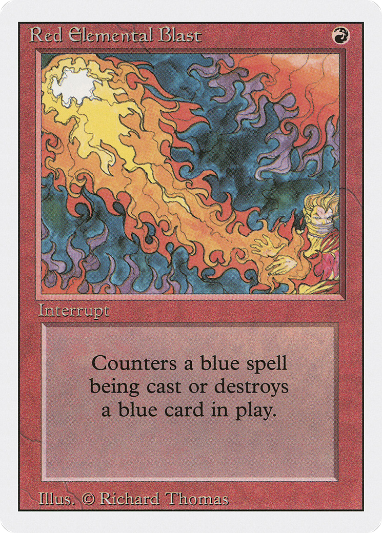 {C} Red Elemental Blast [Revised Edition][3ED 171] - Misty Mountain Games