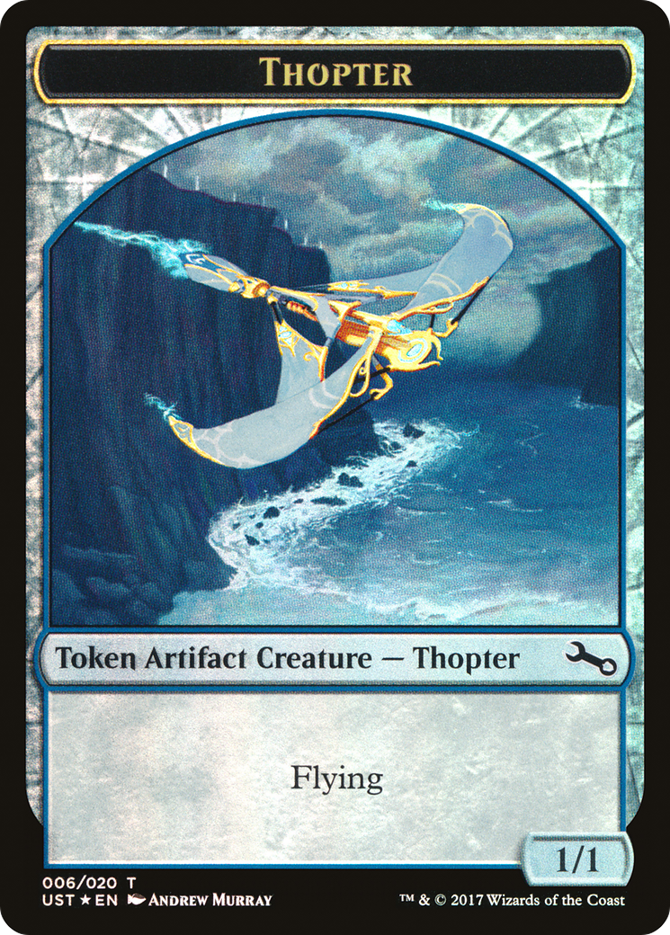 {T} Thopter // Thopter Double-sided Token [Unstable Tokens][TUST 006] - Misty Mountain Games