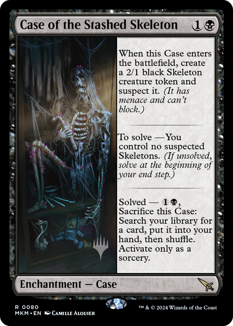 {R} Case of the Stashed Skeleton (Promo Pack) [Murders at Karlov Manor Promos][PP MKM 080]