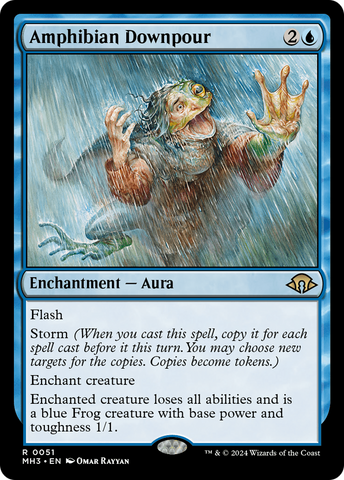 {R} Amphibian Downpour [Modern Horizons 3][MH3 051]