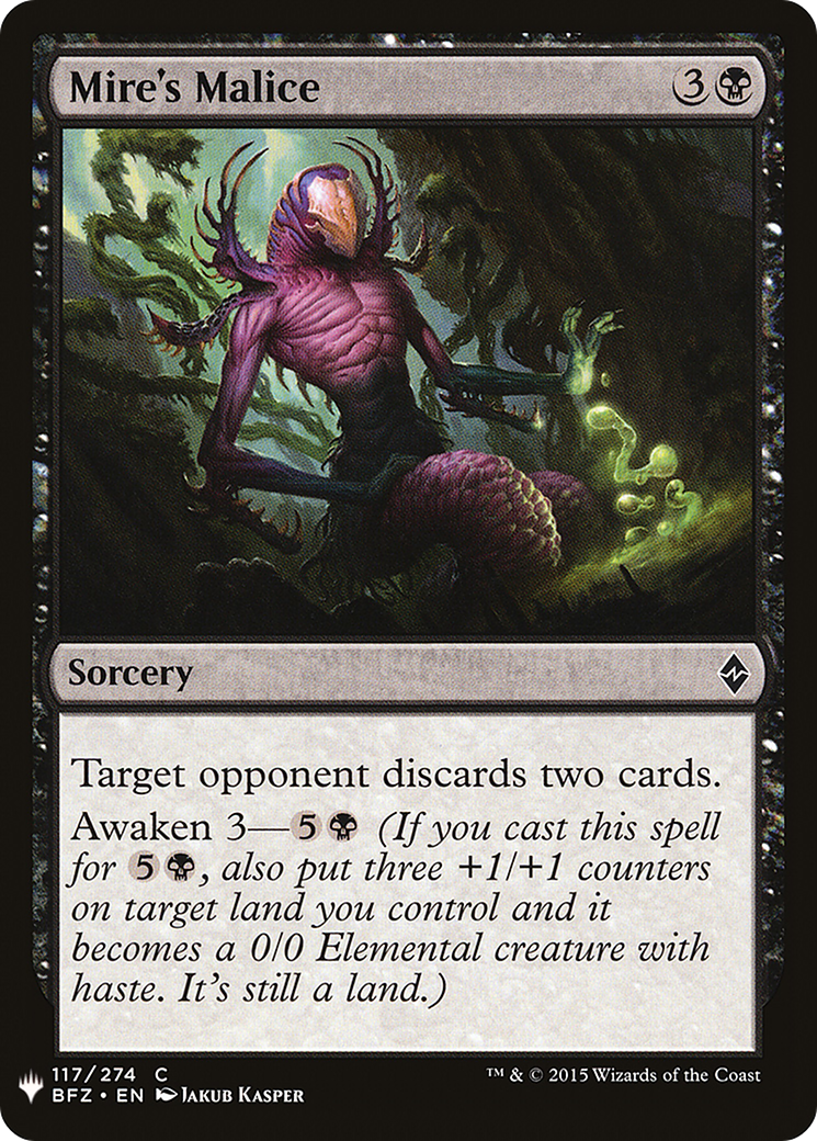 {C} Mire's Malice [Mystery Booster][LS BFZ 117]