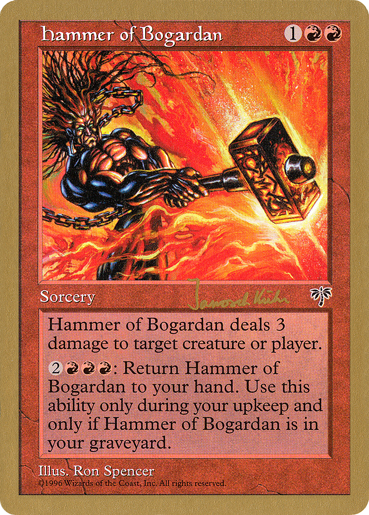 {R} Hammer of Bogardan (Janosch Kuhn) [World Championship Decks 1997][GB WC97 JK181]