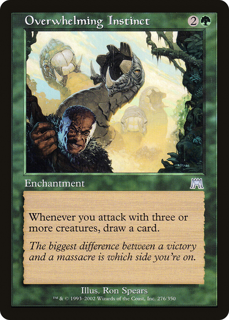 {C} Overwhelming Instinct [Onslaught][ONS 276]