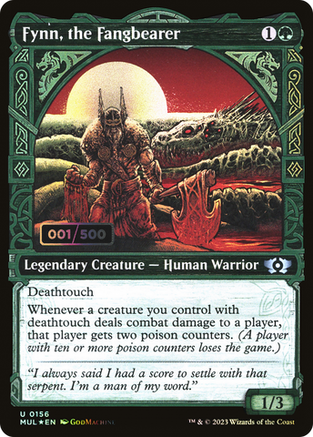 {C} Fynn, the Fangbearer (Serialized) [Multiverse Legends][SR MUL 156]
