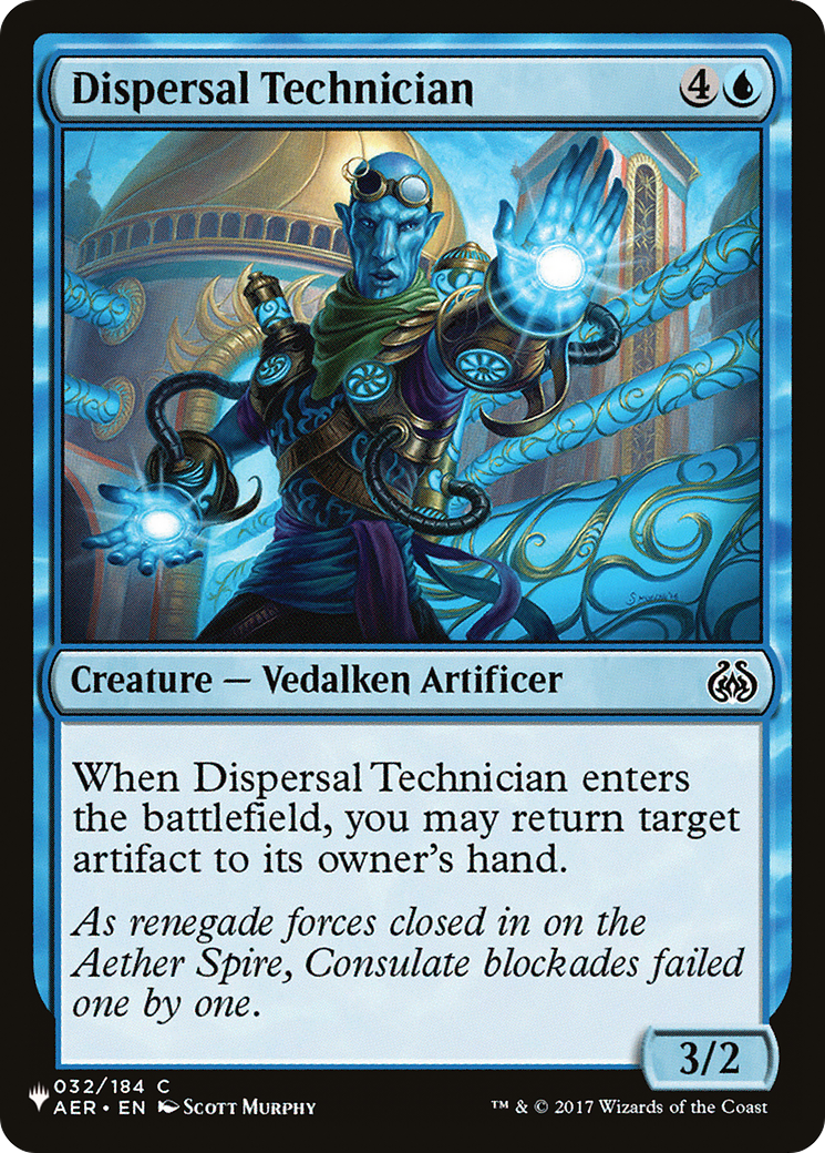 Dispersal Technician [LIST AER-32]