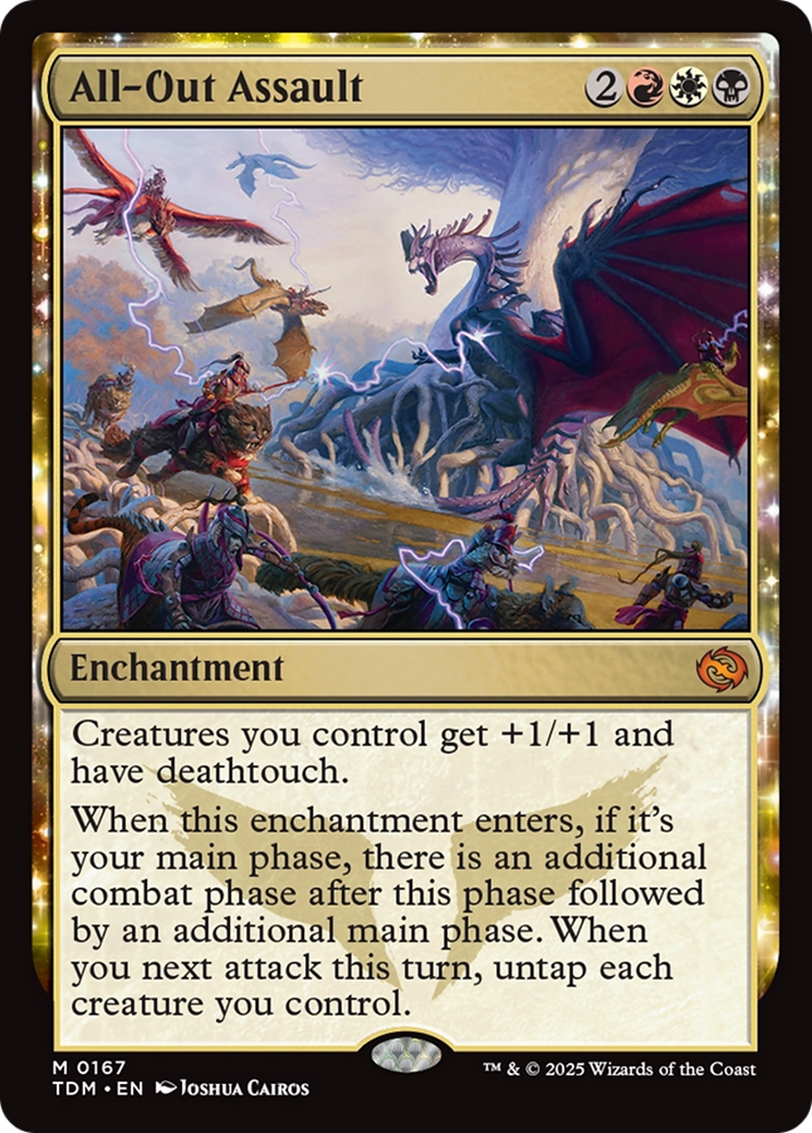 {@R} All-Out Assault [Tarkir: Dragonstorm][TDM 167]