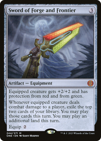 {R} Sword of Forge and Frontier [Phyrexia: All Will Be One][ONE 244]