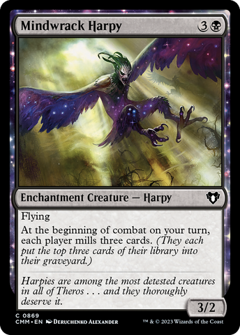 {C} Mindwrack Harpy [Commander Masters][CMM 869]