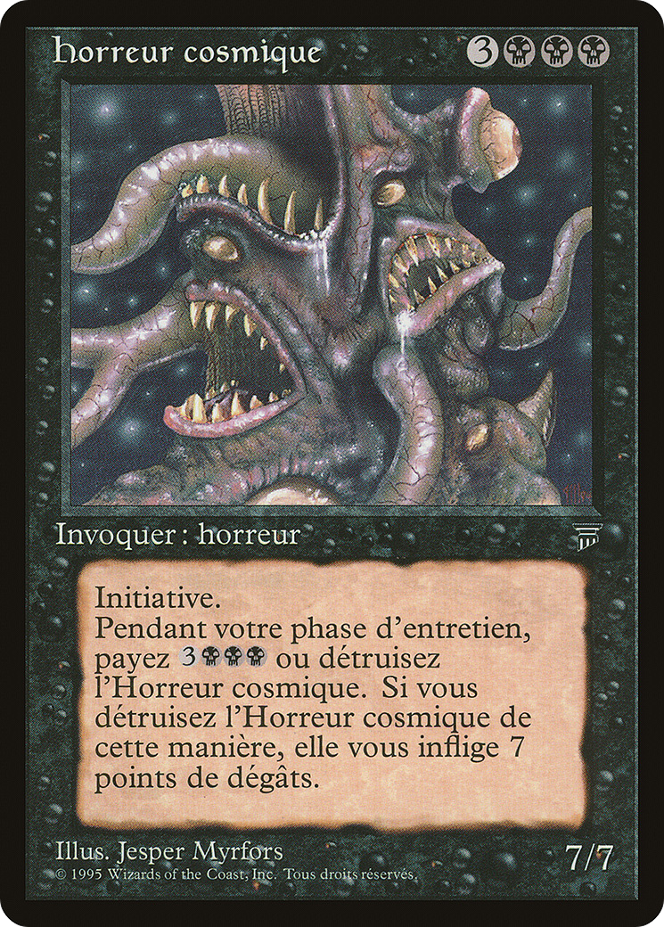 {C} Cosmic Horror (French) - "horreur cosmique" [Renaissance][REN 052]