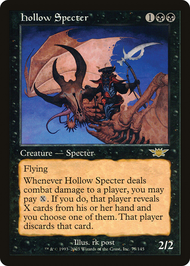 {R} Hollow Specter [Legions][LGN 075] - Misty Mountain Games