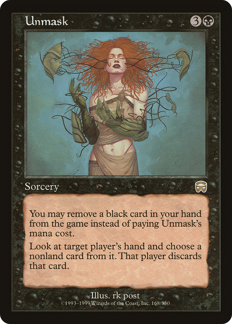 {R} Unmask [Mercadian Masques][MMQ 168]