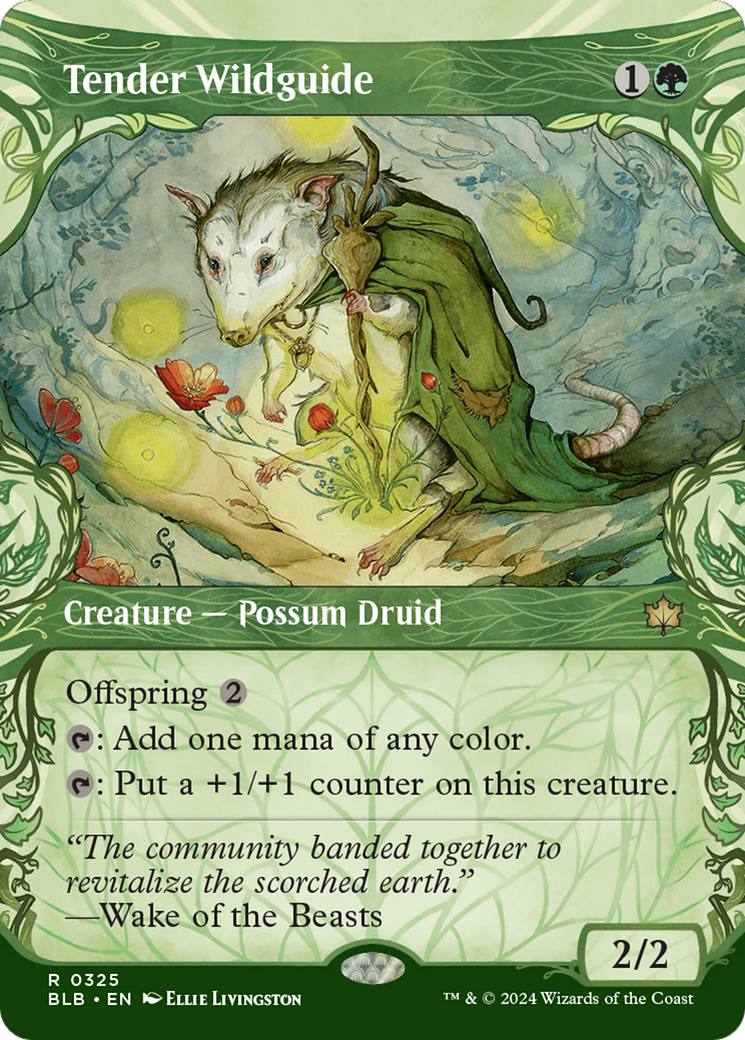{@R} Tender Wildguide (Showcase) [Bloomburrow][BLB 325]