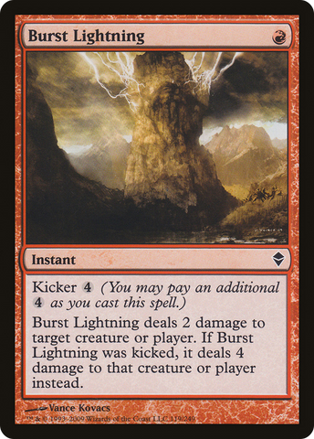 {C} Burst Lightning [Zendikar][ZEN 119]